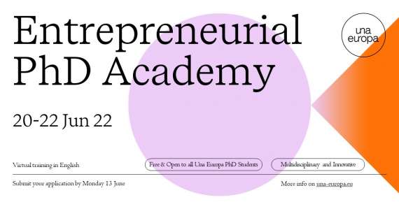 Taller para estudiantes de doctorado de la UCM 'Online training: Entrepreneurial PhD Academy' 20 - 22 de junio.